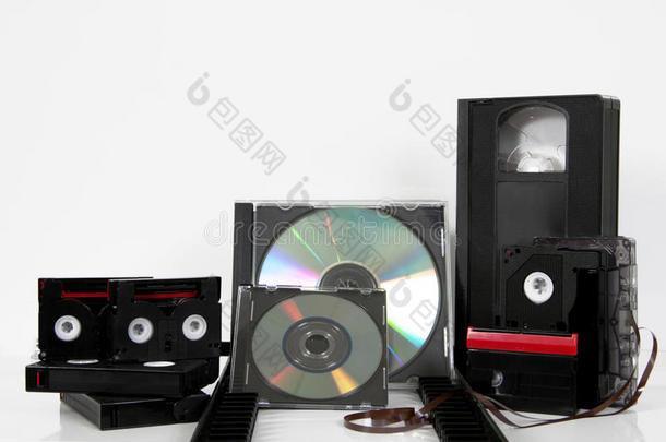 媒体存储盒式磁带cd-dvd-mm