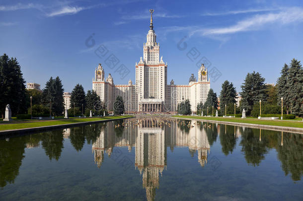 莫斯科大学大楼。莫斯科。俄罗斯