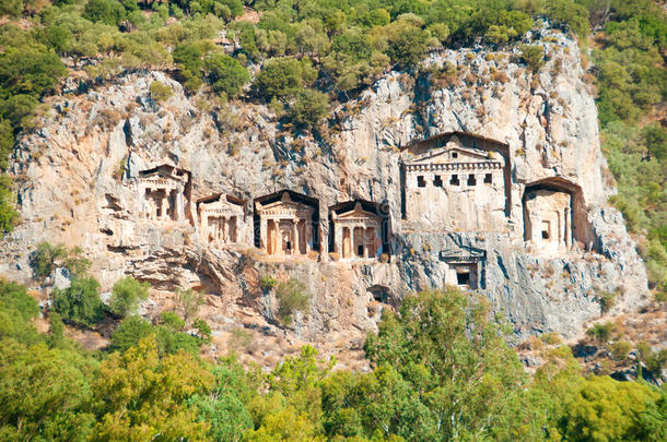 土耳其吕西亚人坟墓-古代墓地