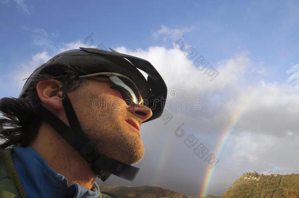 彩虹自行车手