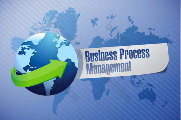 业务流程管理全球标志