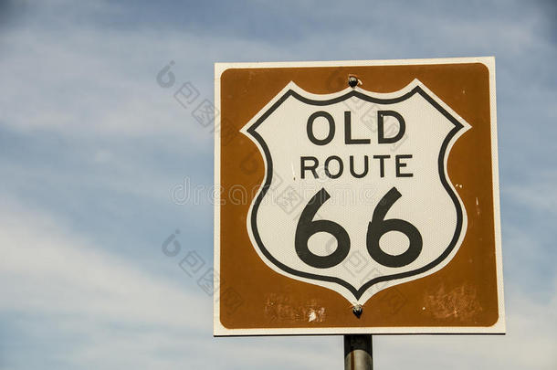 旧66号公路标志
