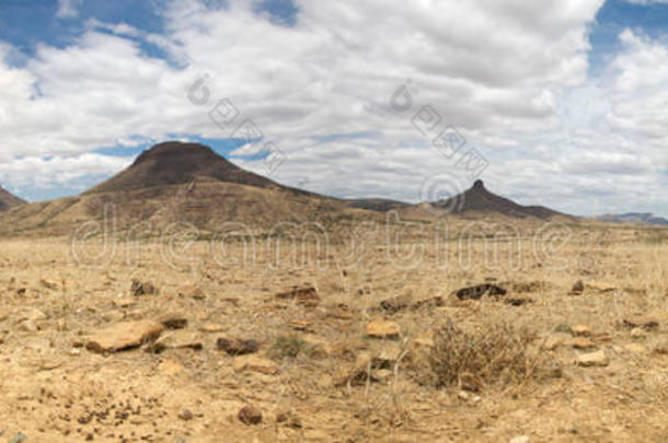 纳米比亚kaokoland<strong>野生动物保护区</strong>的超现实全景