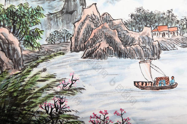 中国画、<strong>山水画</strong>