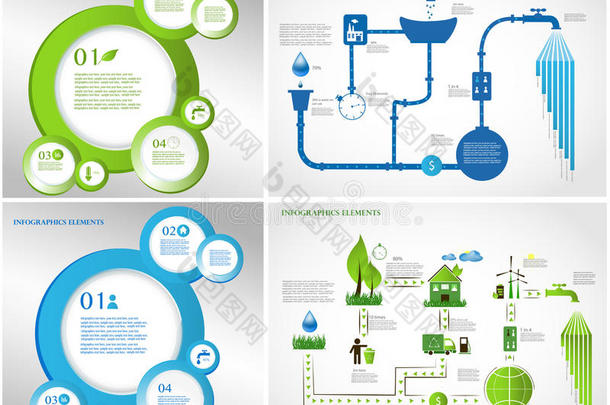 绿色能源，生态信息图片集