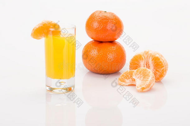 新鲜正宗的柑桔汁