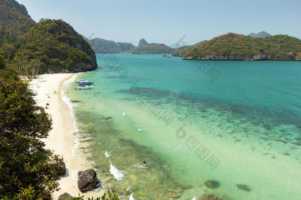 泰国昂通<strong>海洋公园</strong>的海滩和海岸线
