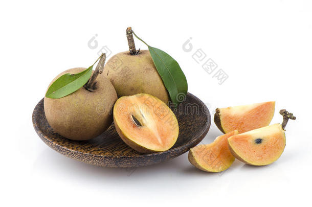 sapodilla李子，sapota（manilkara zapota（l.）p.royen）。