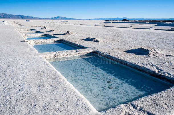 阿根廷安第斯山脉上的萨利纳斯格兰德斯是朱伊省的一个盐沙漠。<strong>更重要</strong>的是，玻利瓦斯萨拉德乌尤尼也是