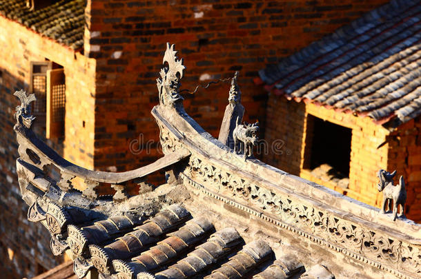 中国传统屋檐详图