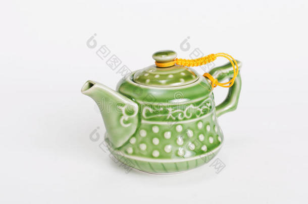 中国陶瓷绿茶壶