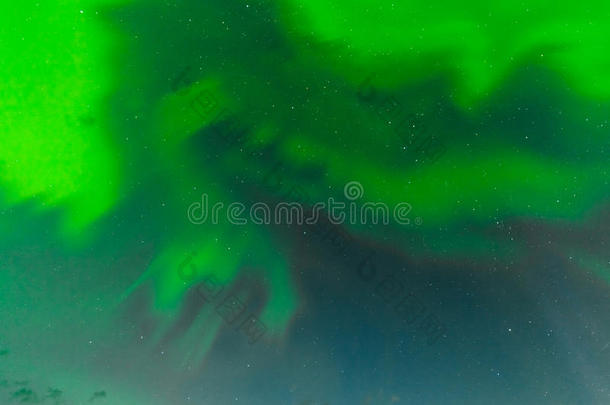 北极光漩涡夜空背景图案