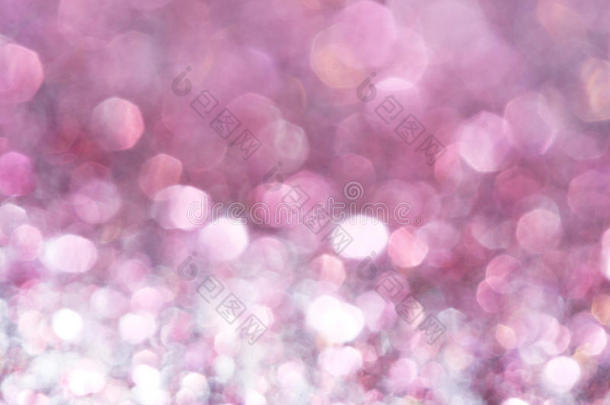 浅紫色和粉色柔和灯光抽象背景