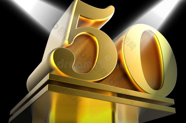 黄金50在基座上意味着电影奖项或