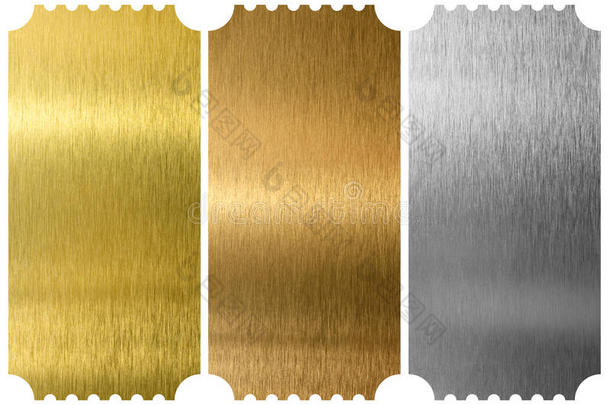 铝，青铜和黄铜票隔离