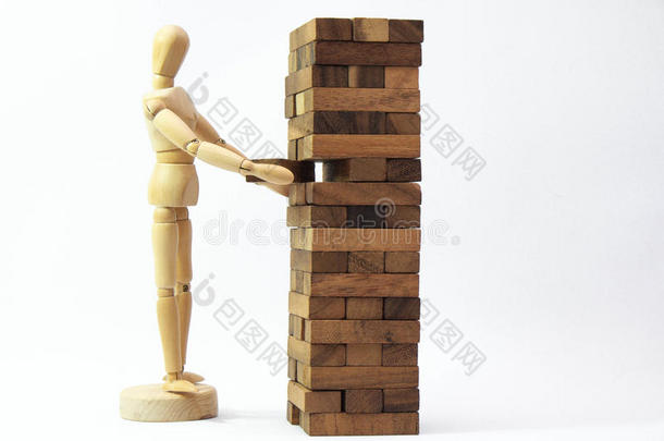 木制人体模型比例尺游戏
