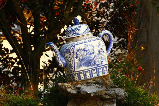 中国瓷茶壶