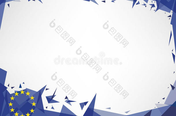 欧洲水平海报折纸