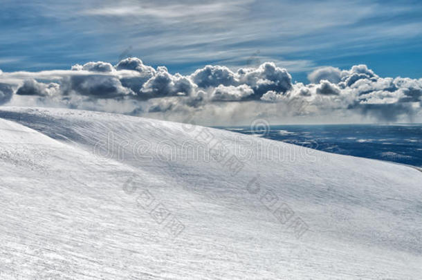 俄罗斯摩尔曼斯克地区基洛夫斯克滑雪场