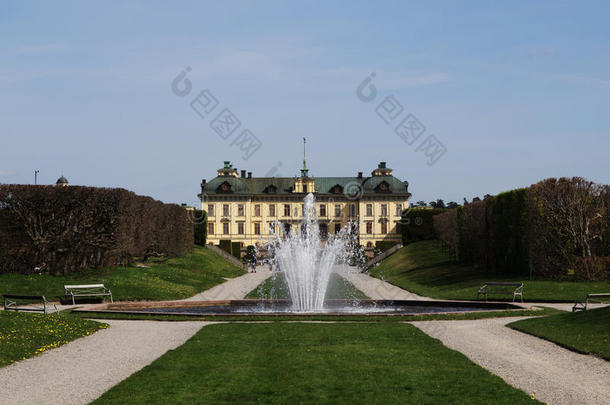瑞典斯德哥尔摩附近的德罗特宁霍尔姆宫殿花园