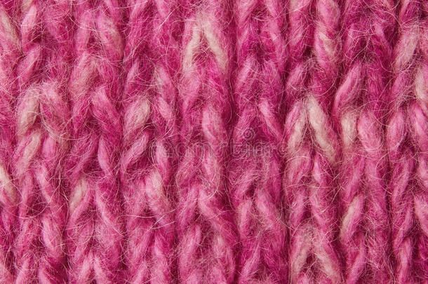羊毛质地背景，针织毛料，粉色毛绒绒