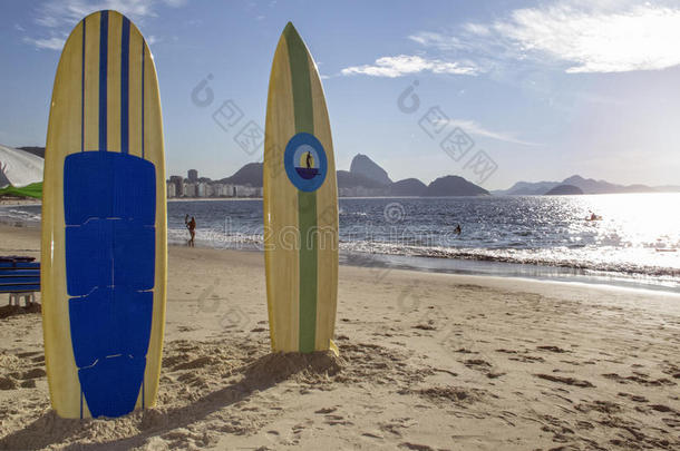 <strong>科帕卡巴纳</strong>海滩，里约热内卢。