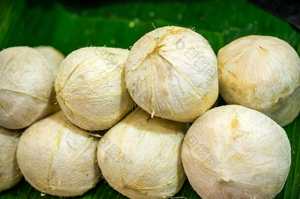 国内市场上的白椰子