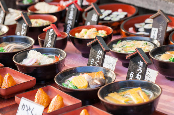 日本传统食品市场。