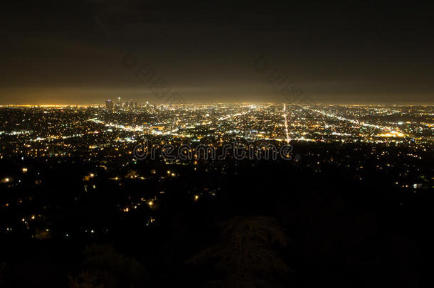 黑暗中的洛杉矶之光