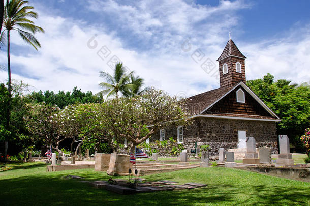 小熔岩教堂庆祝复活节，马克纳，<strong>毛</strong>伊岛，夏威夷