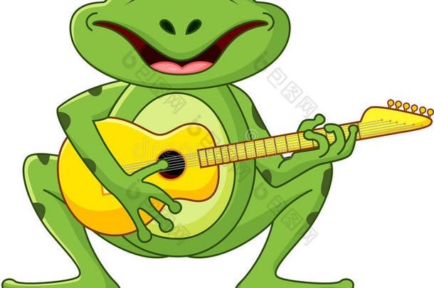 青蛙用吉他唱歌