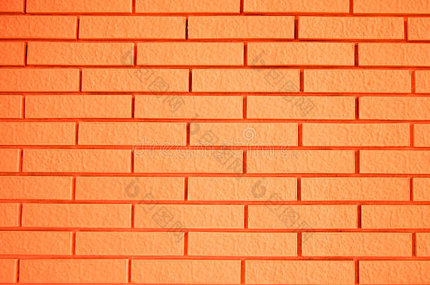 漂亮的橙色砖