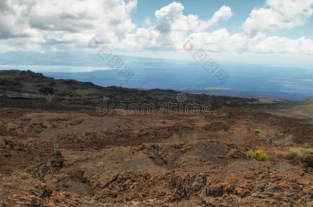 <strong>火山</strong>景观，内格拉<strong>山脉</strong>，加拉帕戈斯。