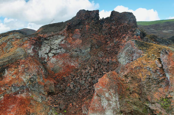 <strong>火山</strong>景观，内格拉<strong>山脉</strong>，加拉帕戈斯。