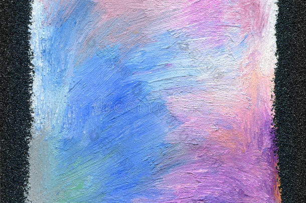 抽象质感亚克力和油画粉彩手绘背景