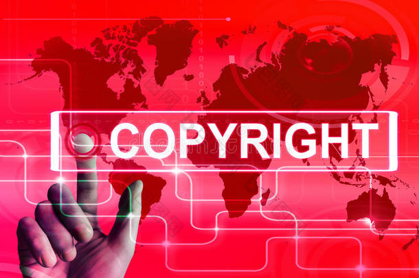 版权地图显示国际专利知识产权