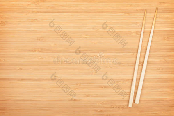 竹桌寿司筷