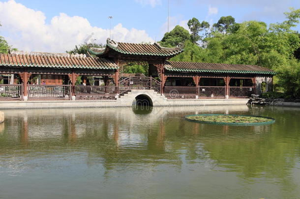 传统唐朝风格的东方公园