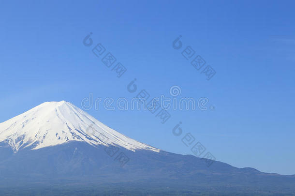 富士山，川口子湖风景