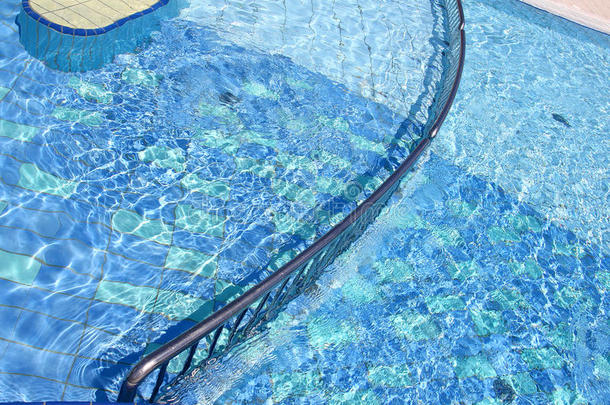 泳池内的钢栅栏是一个<strong>专属</strong>的旅游胜地