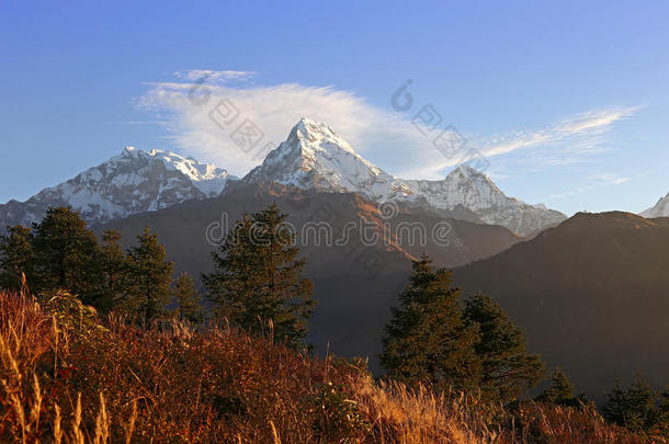 喜马<strong>拉雅</strong>山。尼泊尔