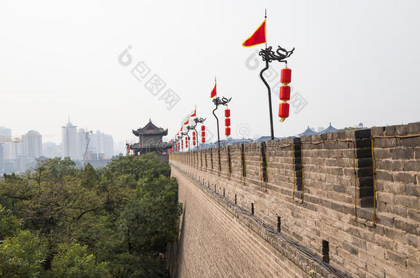 西安（西安，西安）的防御工事——中国的古都