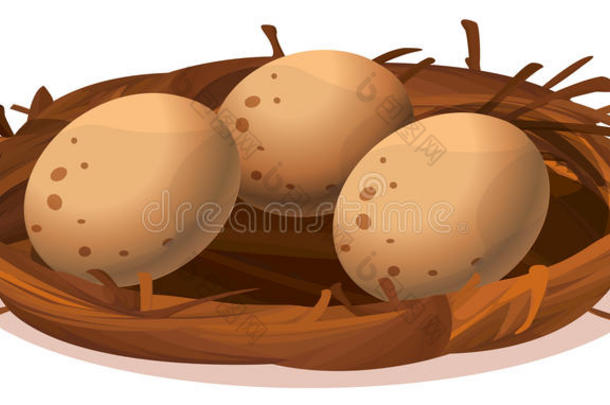 有三个蛋的巢