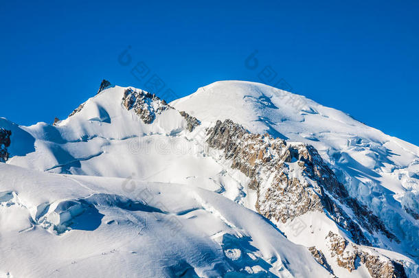 勃朗峰，勃朗峰，夏蒙尼，阿尔卑斯山，法国