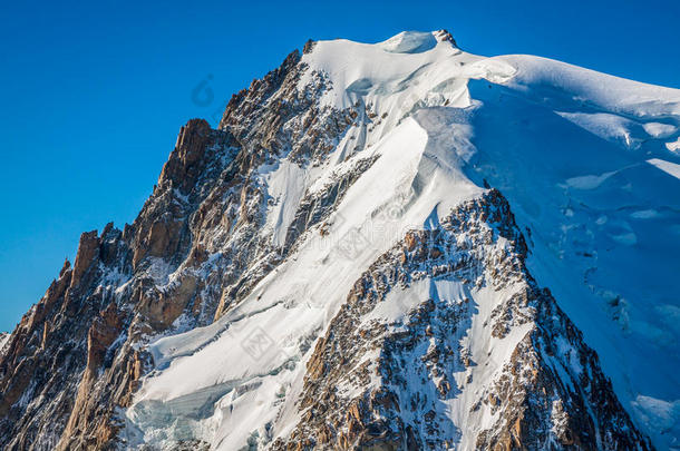 勃朗峰，勃朗峰，夏蒙尼，阿尔卑斯山，法国