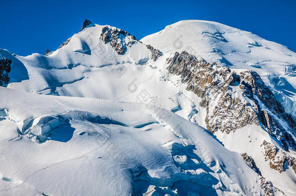 勃朗峰，勃朗峰，夏蒙尼，阿尔卑斯山，法国