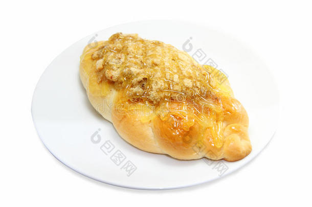 肉丝蛋黄酱面包