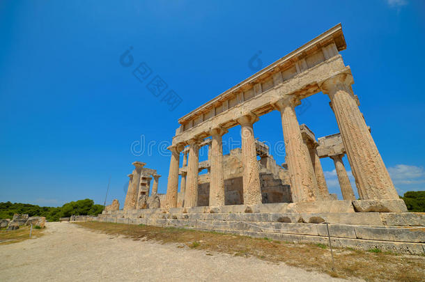 苏宁角。古希腊波塞冬神庙的遗址，古希腊神话中的海神。