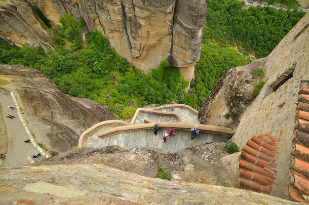 meteora-希腊重要的岩石修道院建筑群