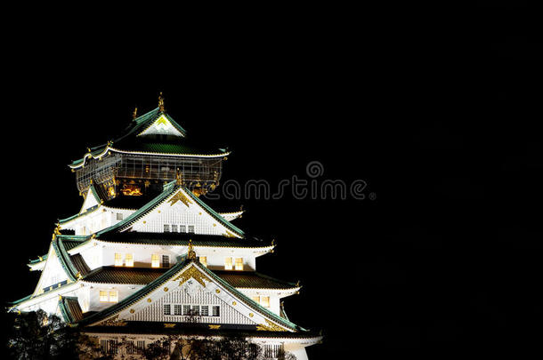 大阪夜城堡，大阪，日本3